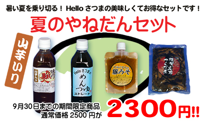 夏のやねだんセット