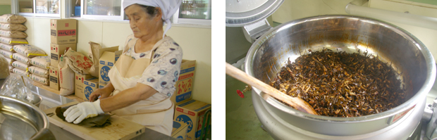 佃煮製造工程